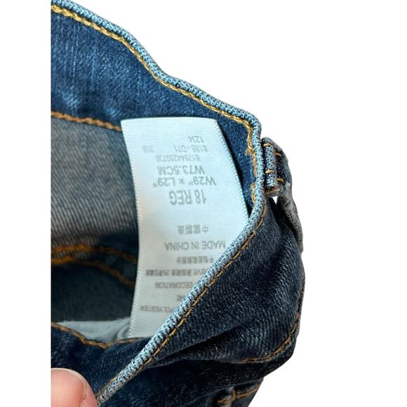 Levi's 511 Blue Jeans Slim Fit Womans 18Reg 29x29 - Picture 6 of 6